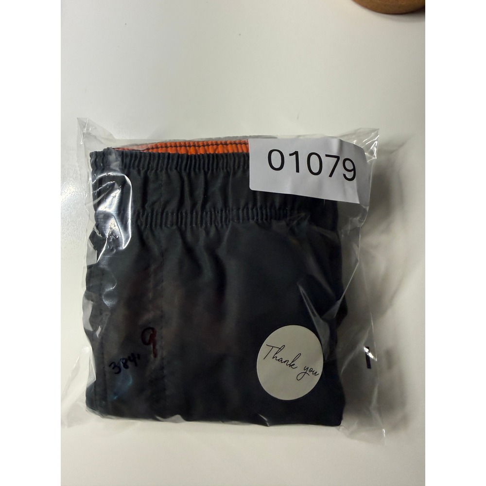 NIKE Swim Board Shorts Mens M Grey Cargo Pocket Drawstring Trunks Beachwear - Picture 7 of 7